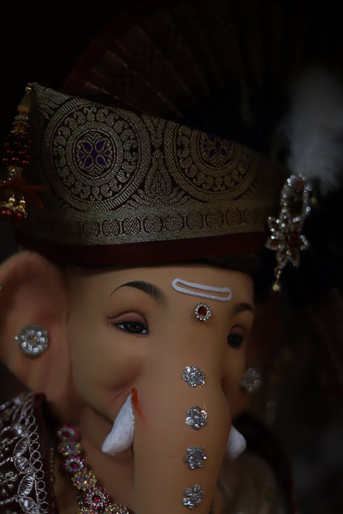 Procession of a beautiful idol of Lord Ganesha