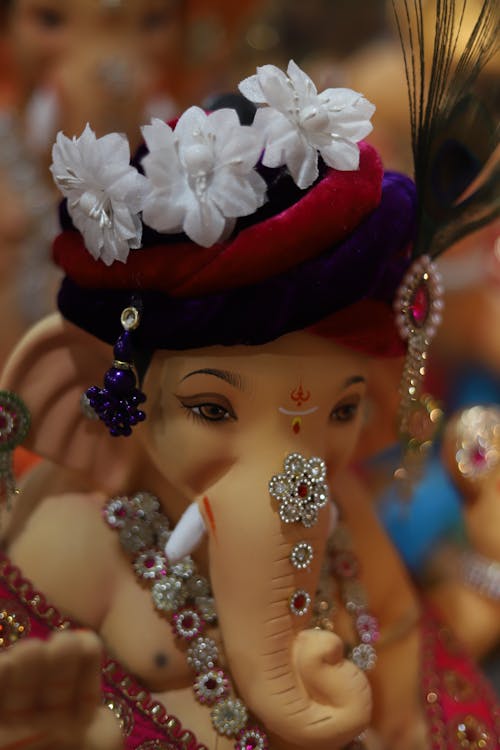 Procession of a beautiful idol of Lord Ganesha