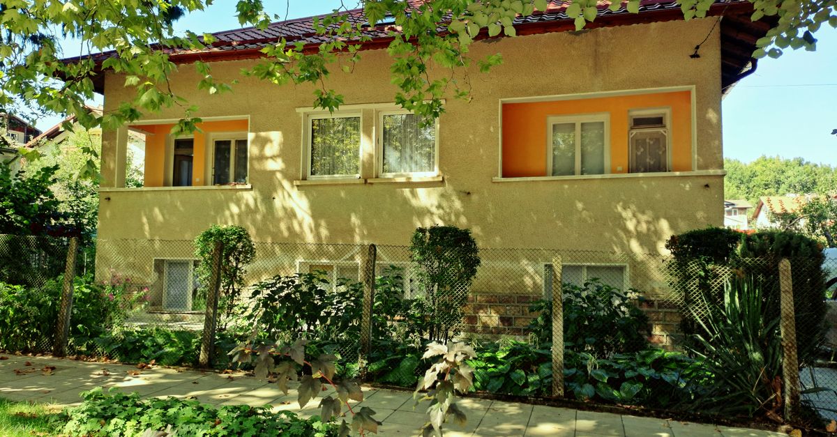 A cozy residential house surrounded by greenery in the peaceful town of Varshets, Bulgaria.