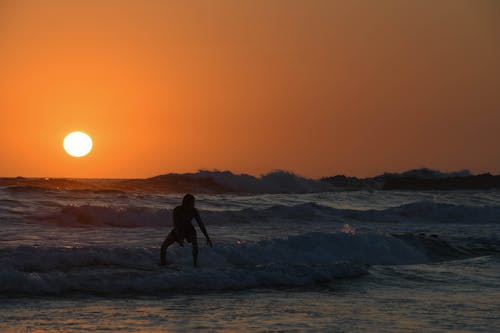 Surfing Sunset