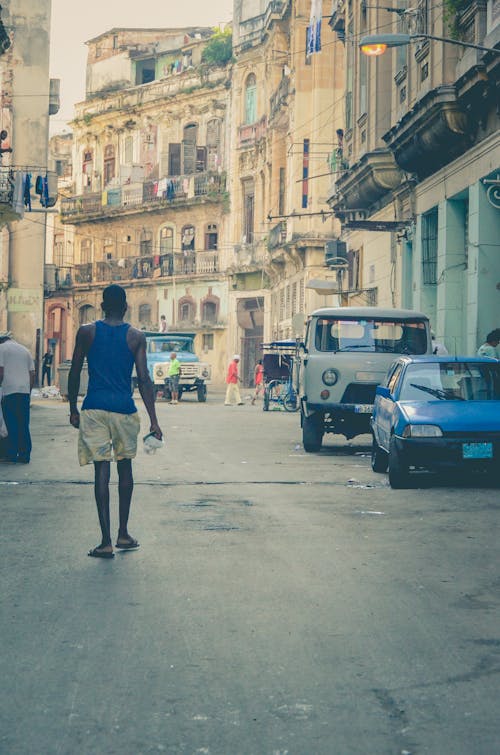 Free stock photo of cars, city, cuba