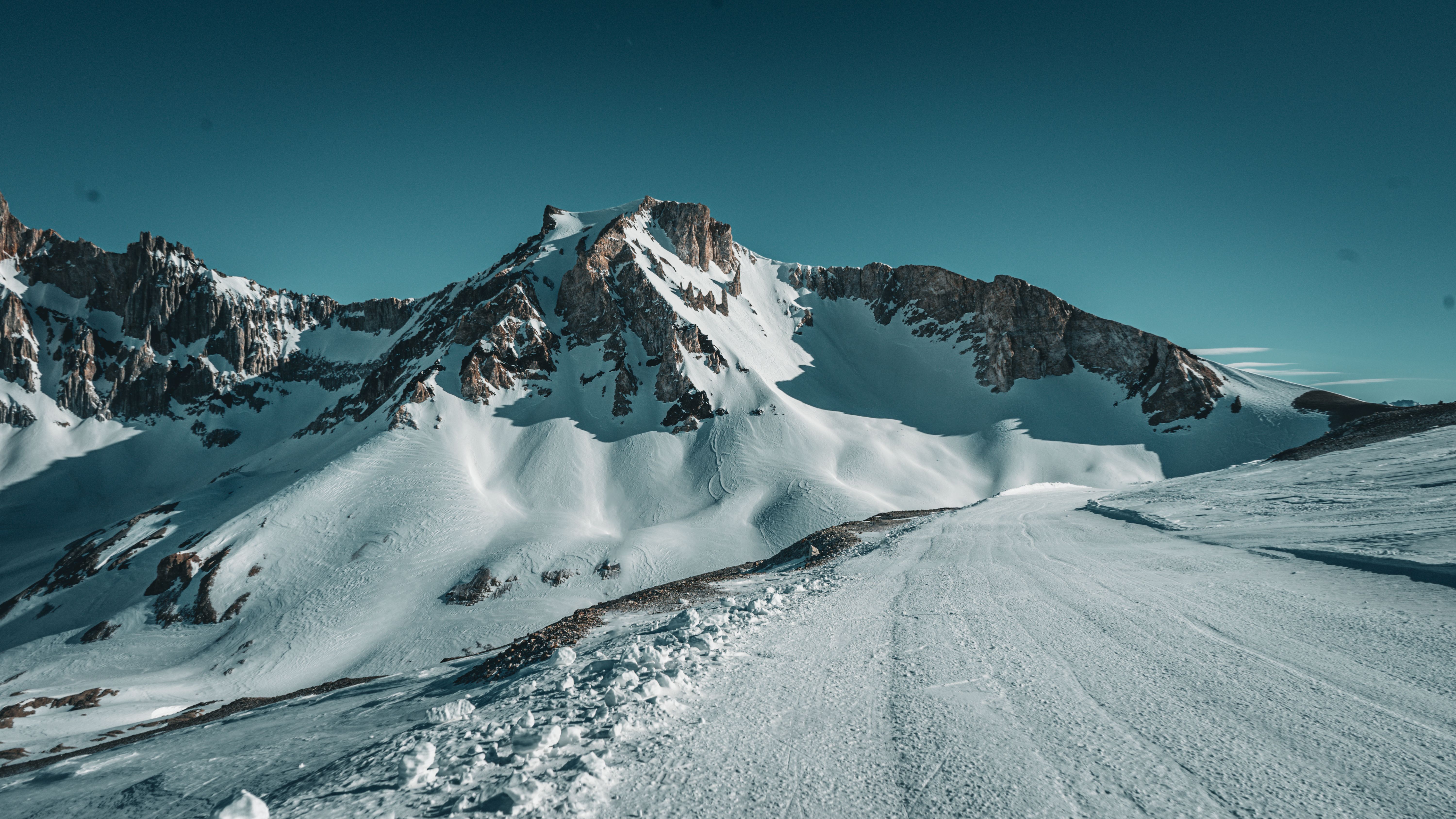 White Snowy Mountain during Daytime · Free Stock Photo