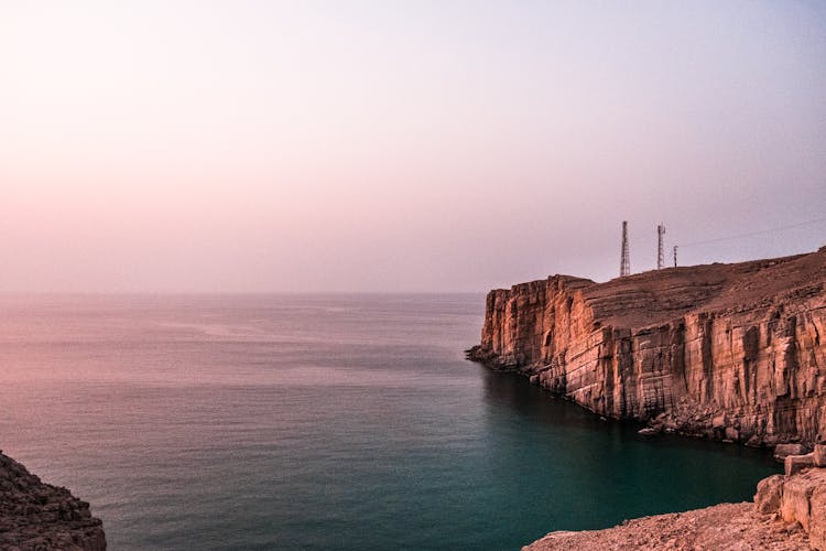 Rocky Cliff By The Sea