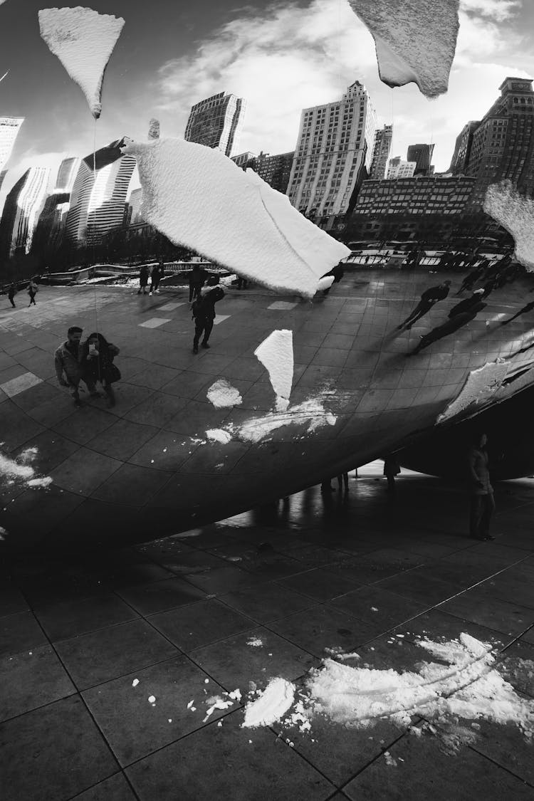 Cloud Gate At Chicago Usa