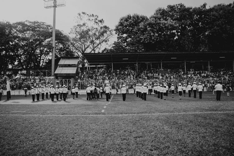 Military Band At Stadium