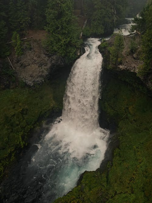 Waterfall in Forest in Oregon