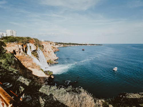 Foto d'estoc gratuïta de cascada, mar, oceà