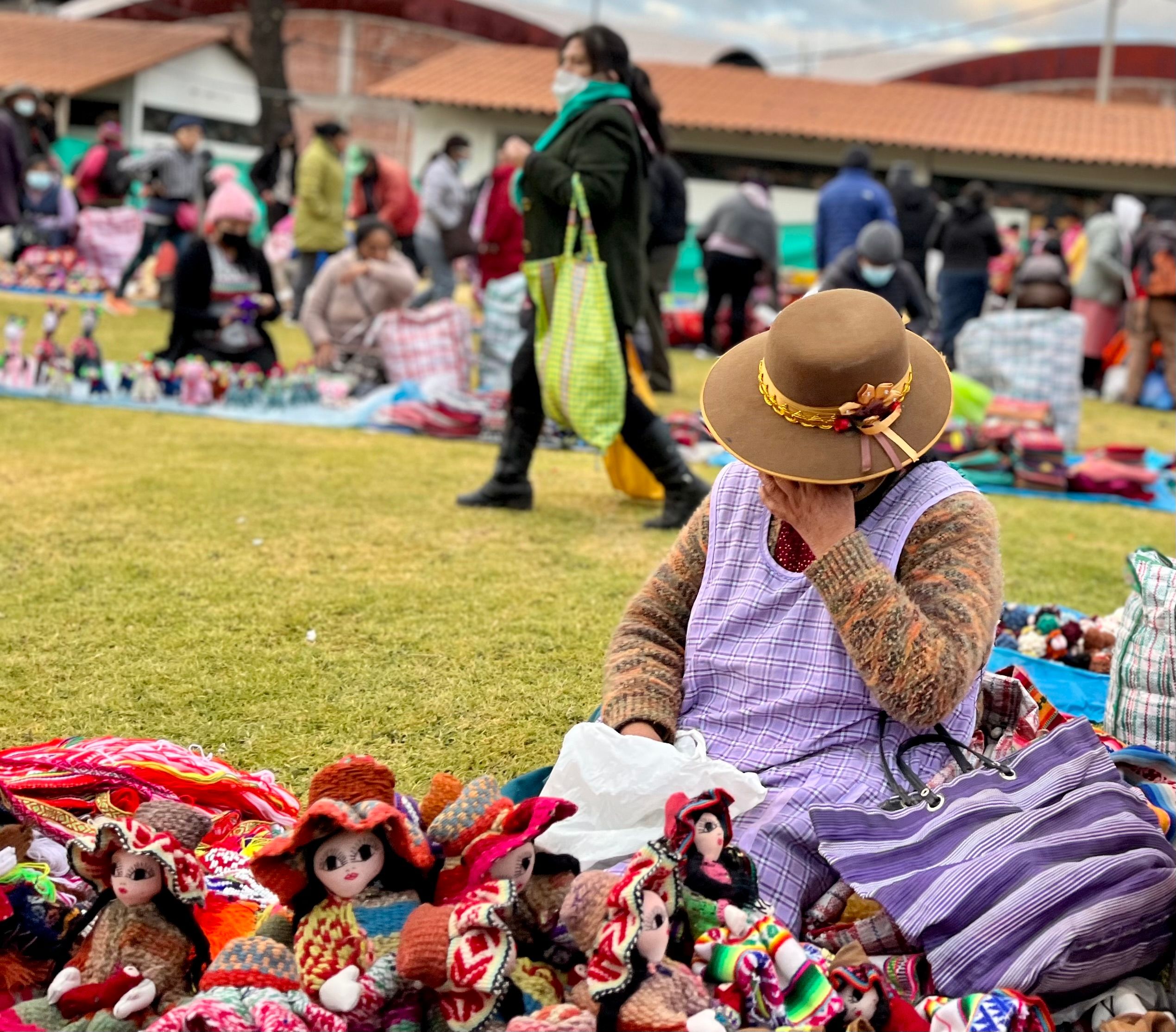 Ayacucho market quechua vendors