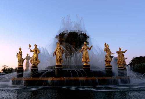 Friendship of People Fountain in Moscow