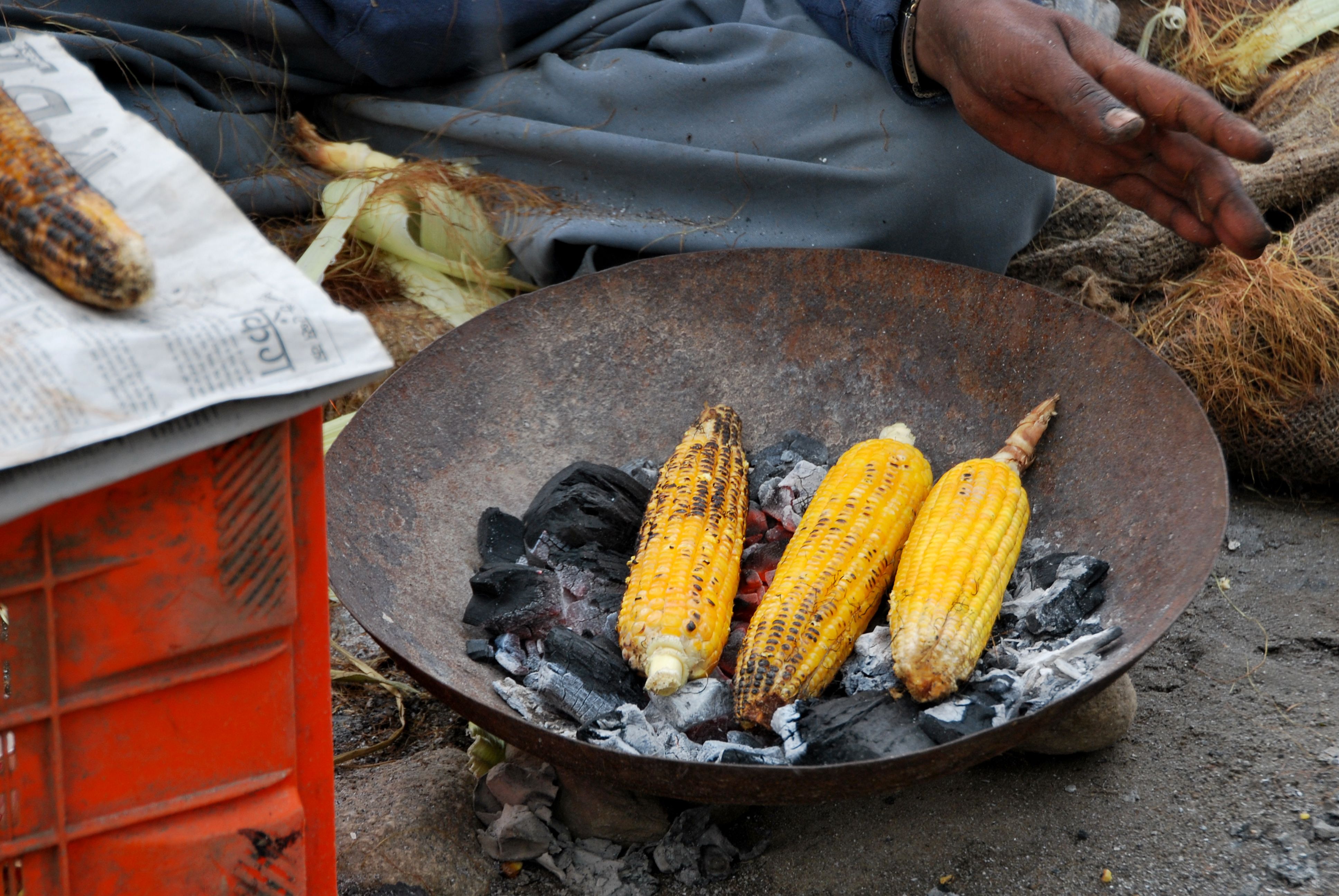 Roasted Grilled Corn