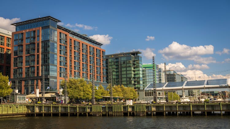 Residential Buildings At Waterfront