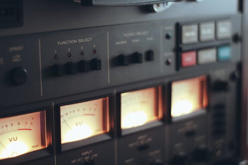 Close up of a Tape Recorder 