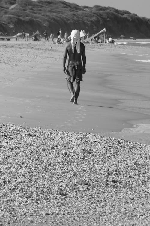 걷는 남자, 남자, 바다의 무료 스톡 사진