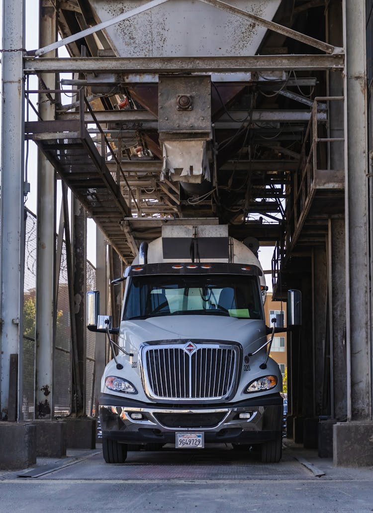 Truck At Warehouse