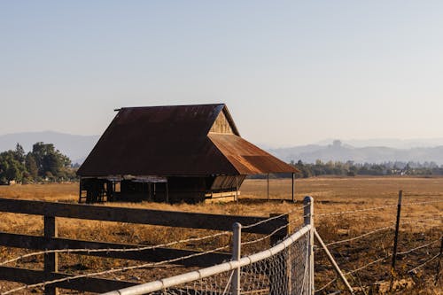 Imagine de stoc gratuită din fermă, gard, la țară