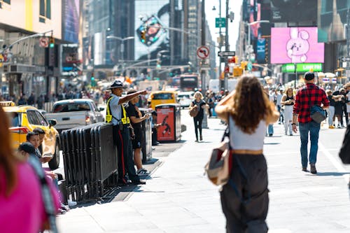 Policeman in Downtown