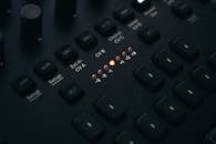 Knobs and Buttons of Audio Equipment