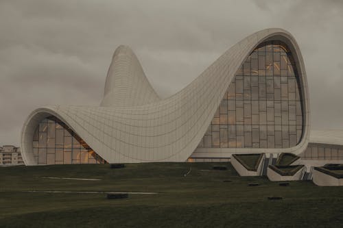 Heydar Aliyev Center under Clouds