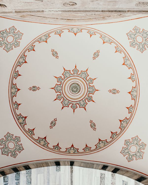 Shell Pattern Ceiling Pattern of the Ceiling · Free Stock Photo