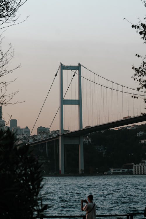 Gratis stockfoto met attractie, bosphorus, brug