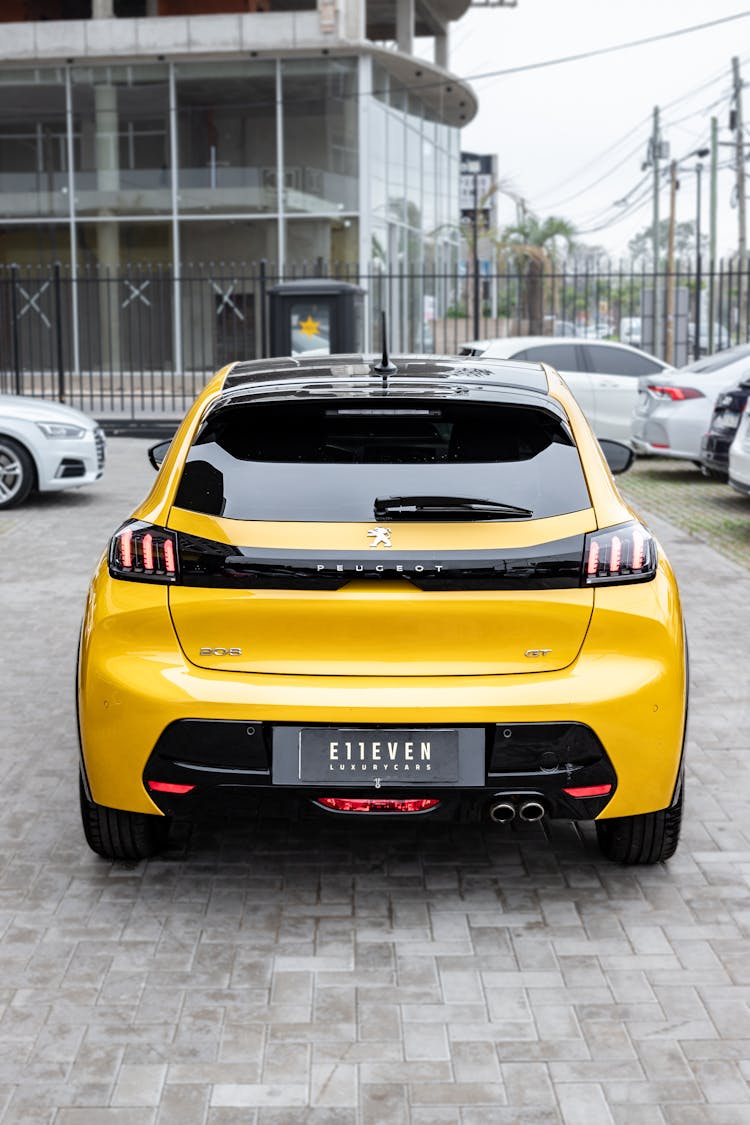 Tail Lights Of Peugeot 208GT