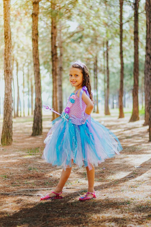 Child Model Posing in Fairy Costume