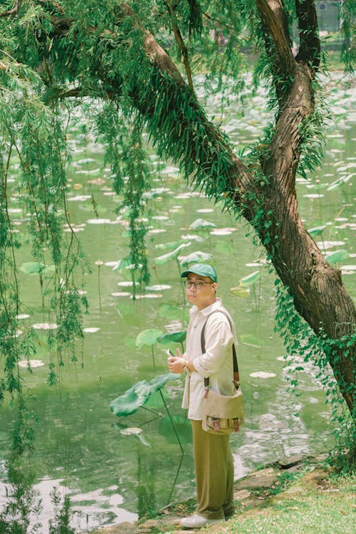 가방, 공원, 남자의 무료 스톡 사진