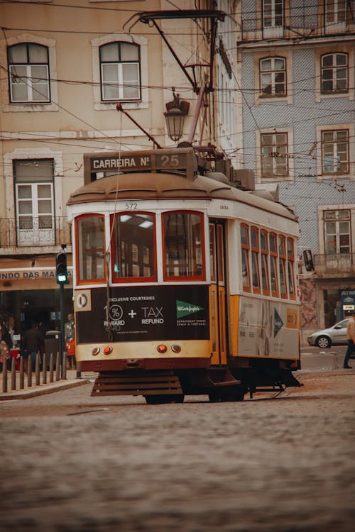 A Tram in Lisbon, Portugal