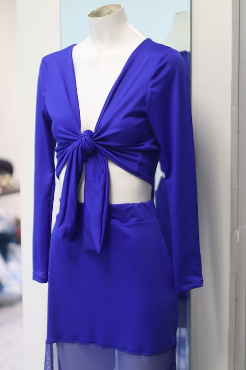 A Blue Dress on a Mannequin