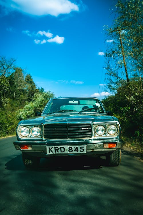 Vintage Mazda 929 on Road