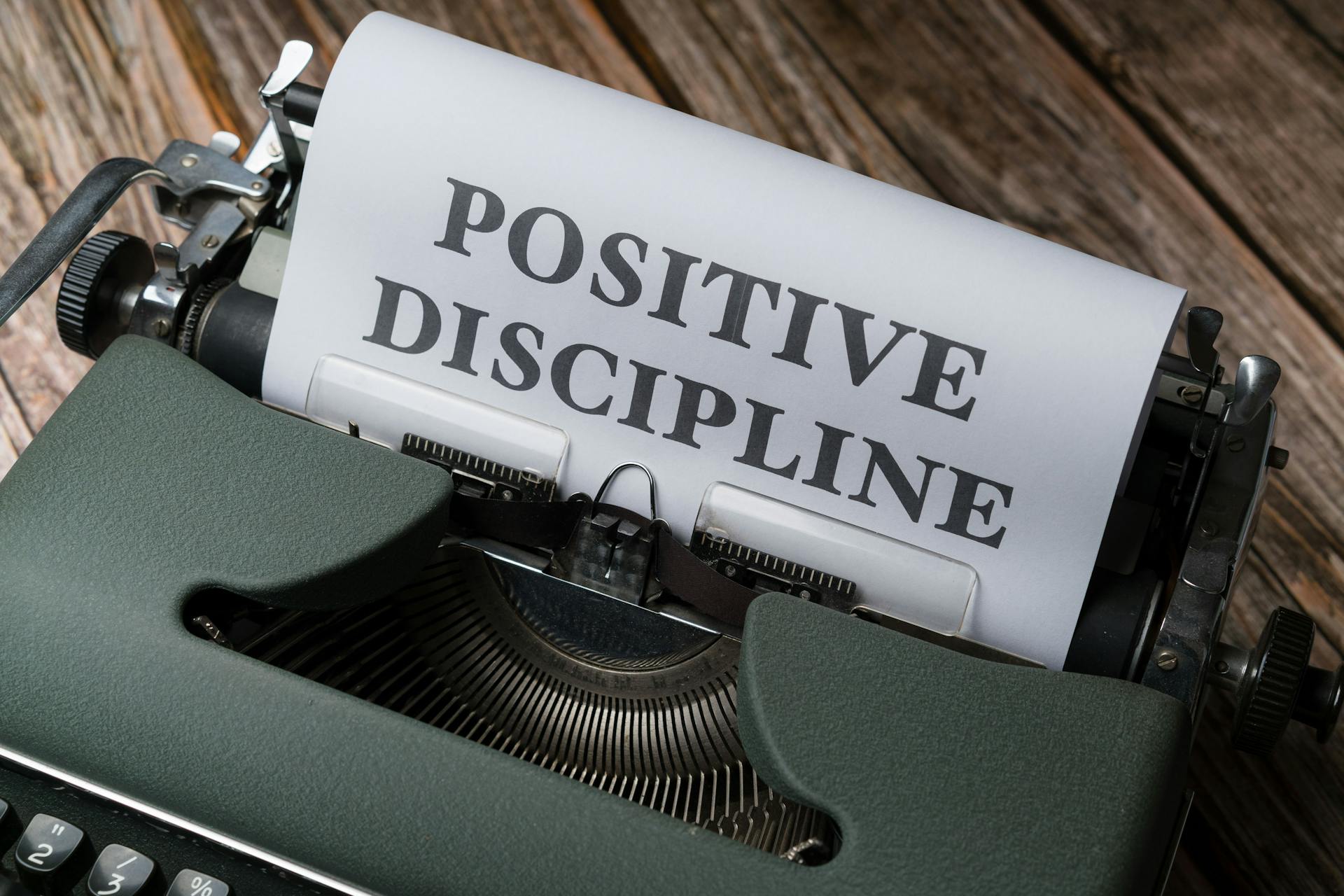 Positive discipline - a new approach to discipline