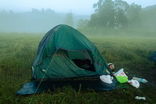 Free Ranca Upas, Bandung : Tent Stock Photo