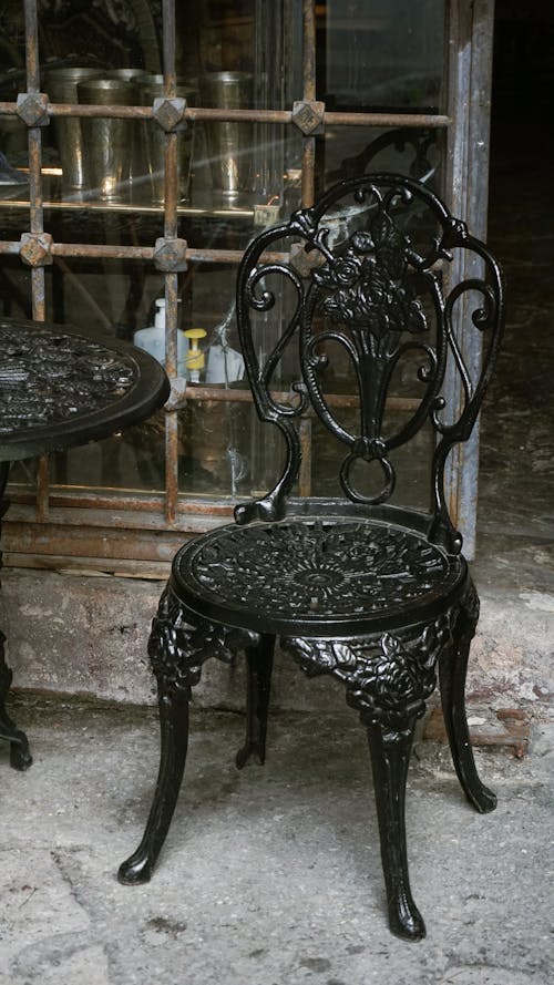 Antique Chair in a Living Room