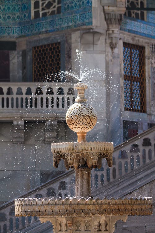 Fountain in a Traditional Garden