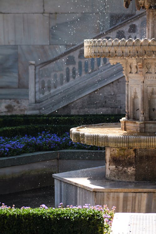 Fountain in a Traditional Garden