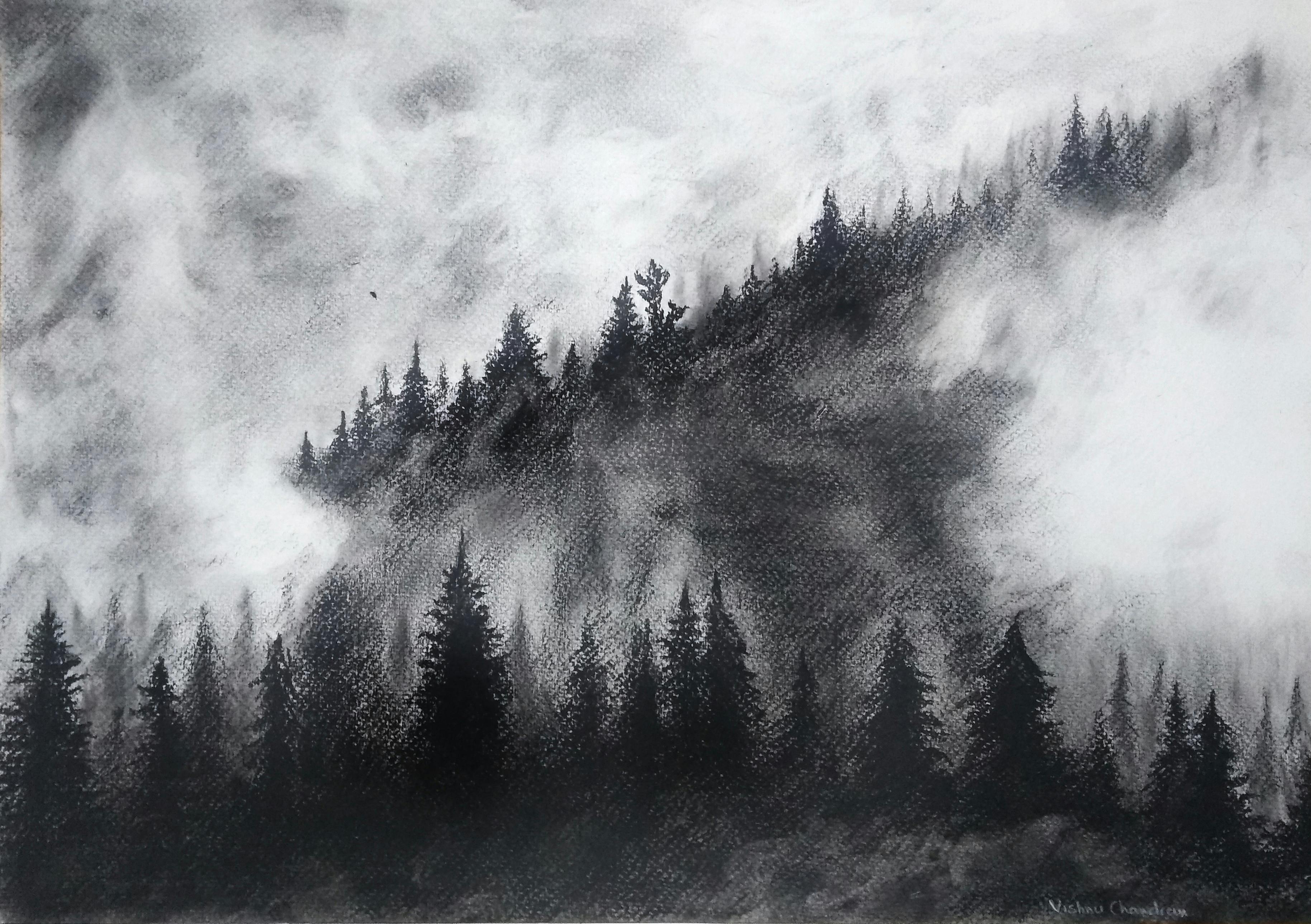 Free stock photo of #charcoal, #Drawing