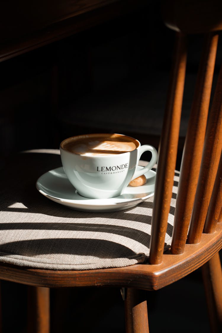 Cup Of Coffee On Chair