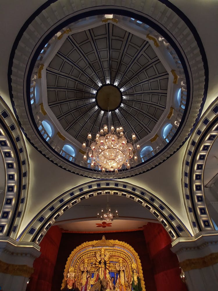 Interior Of The Cooch Behar Palace In Cooch Behar City, West Bengal