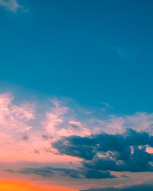 Cloud on Sky at Sunset