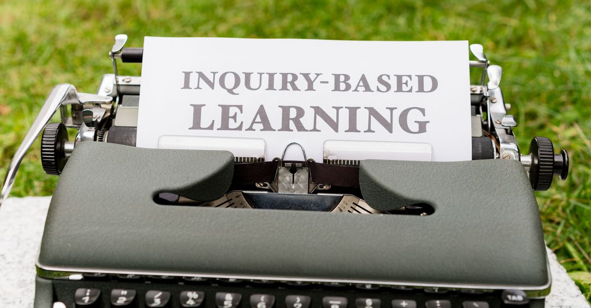 Close-up of a vintage typewriter with paper labeled 'Inquiry-Based Learning' outdoors. - Evidence evidence guide for Tongkat Ali: Evidence-Based Guide for Vitality and Performance