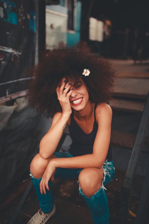 Ingyenes stockfotó afro, arckifejezés, boldog témában Stockfotó