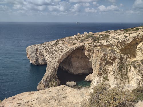 동굴, 몰타, 바다의 무료 스톡 사진
