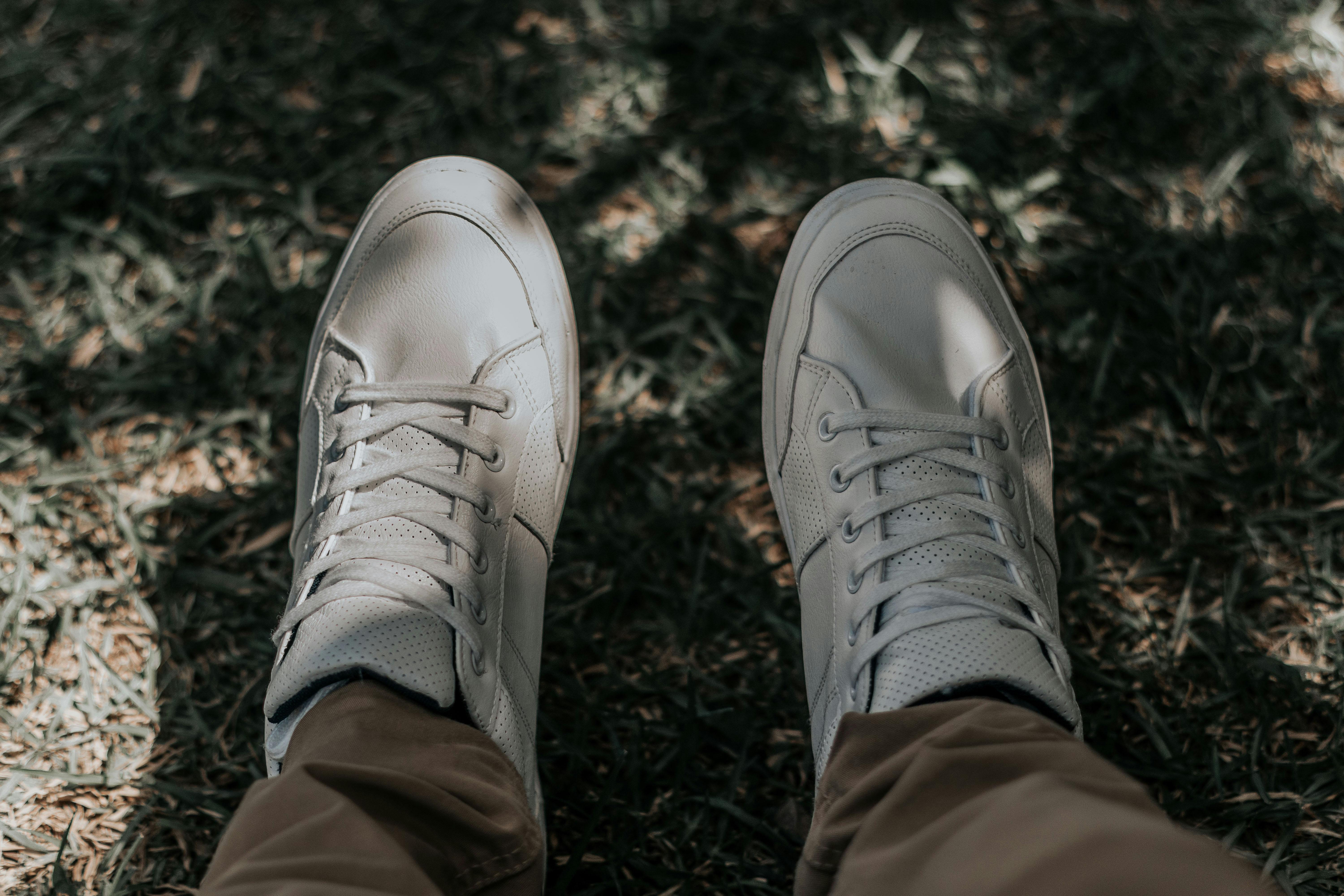 Person Wearing White Shoes · Free Stock Photo