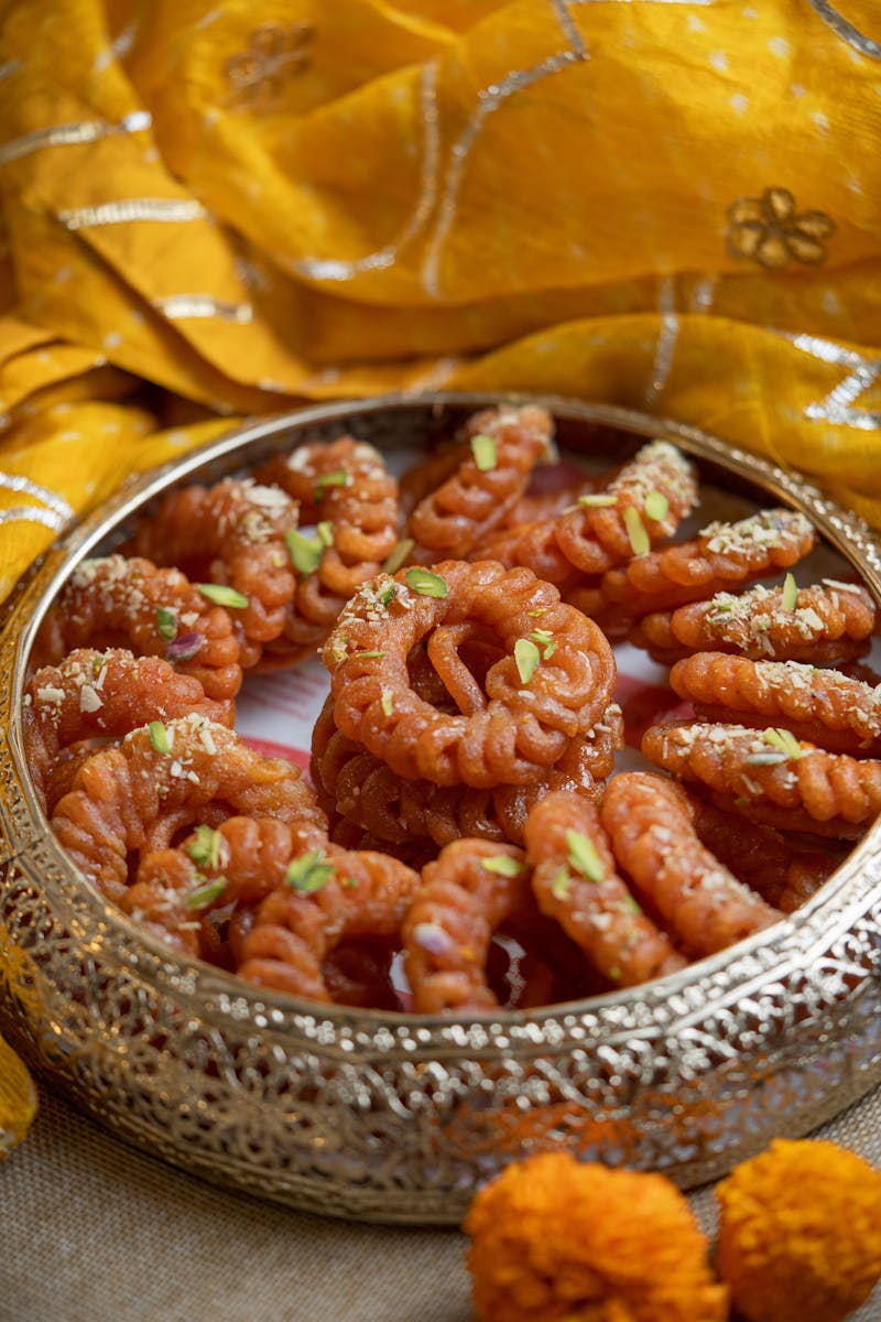 Jalebi rings ornate