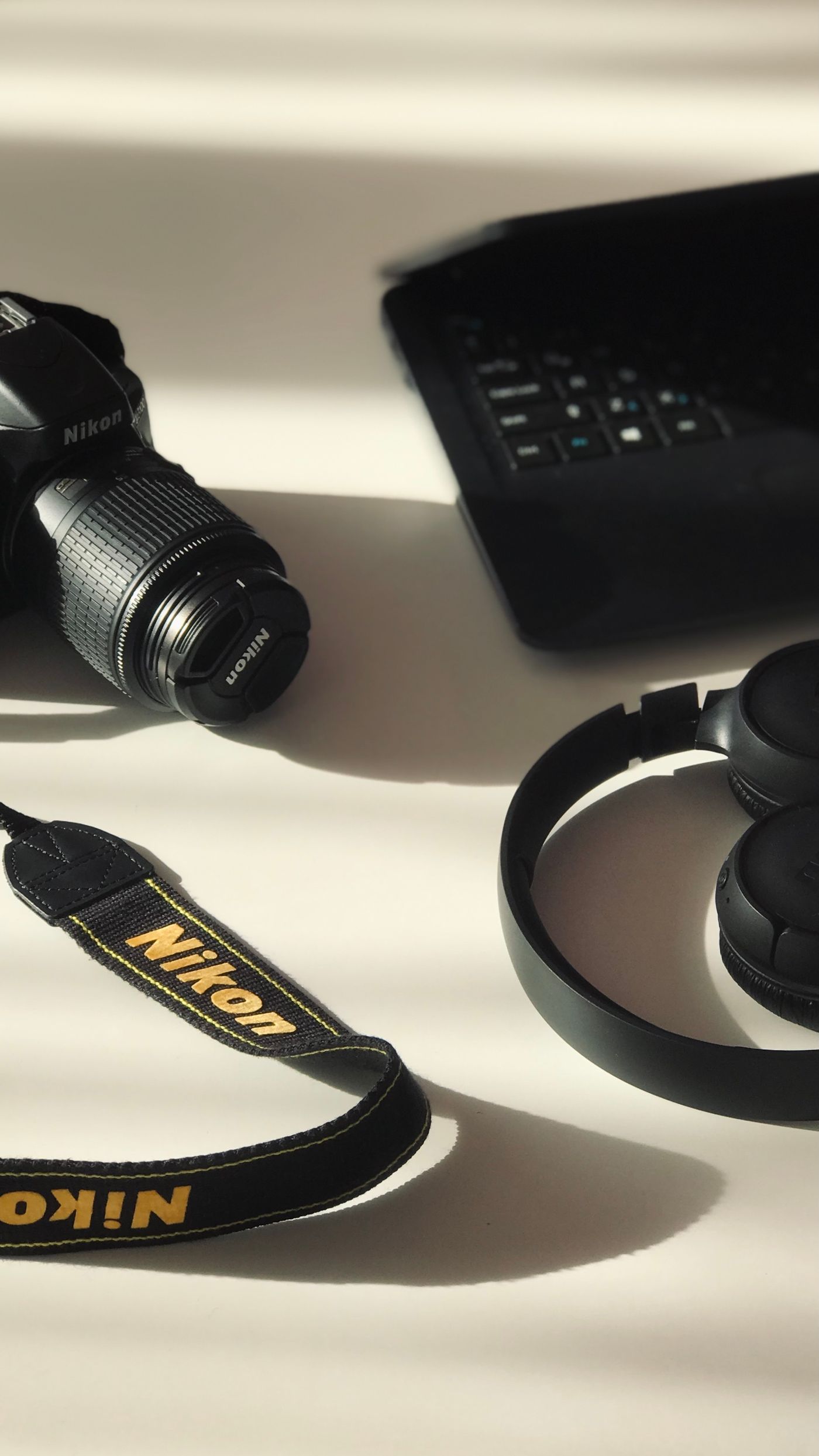 Useful technology arranged on a desk