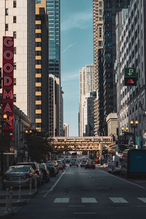 Gratis stockfoto met auto's, binnenstad, chicago