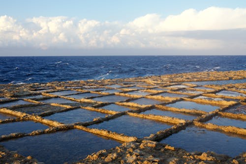 Salt Pans on the Shore