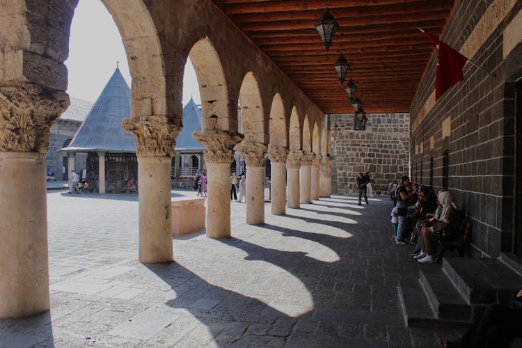 Arcade Of Mosque Casting Shade