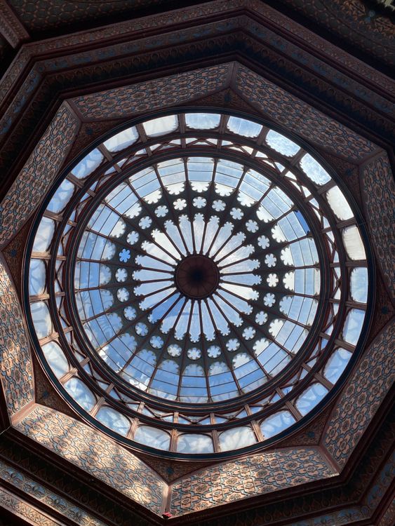 Glass Dome of Morisco Kiosk in Mexico City · Free Stock Photo