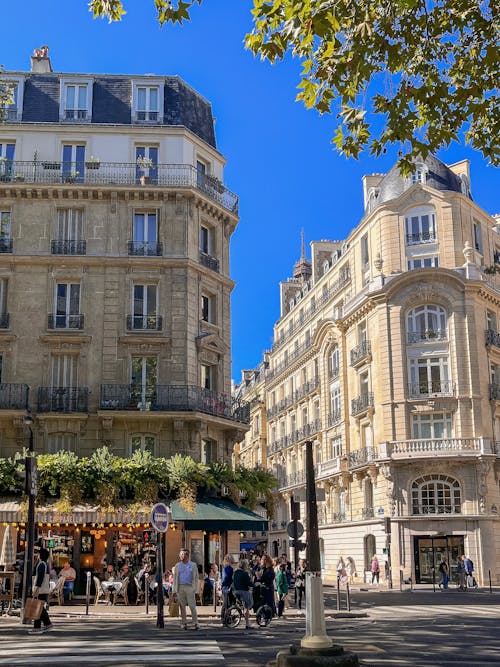 Buildings in Paris in France